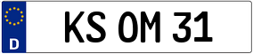 Truck License Plate